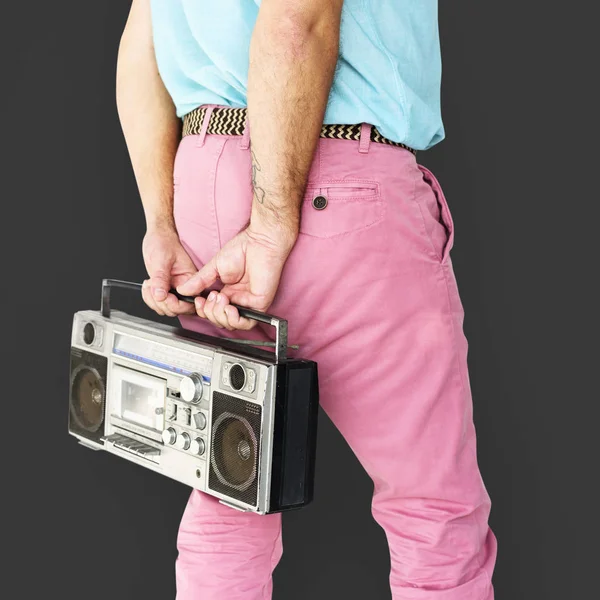 Ο άνθρωπος στο ροζ παντελόνι — Φωτογραφία Αρχείου