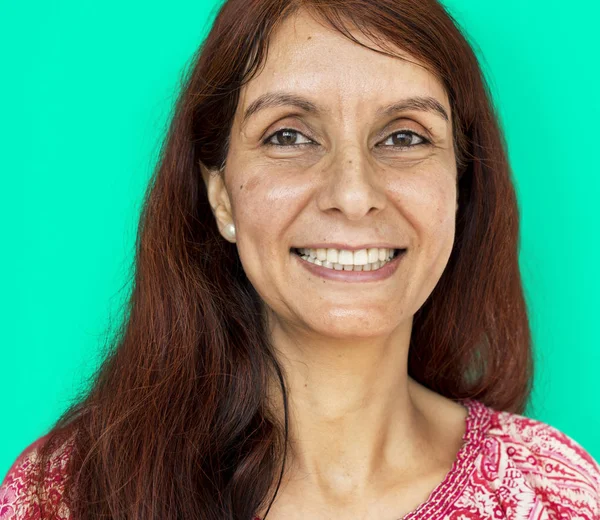 Usmívající se tvář indiánka — Stock fotografie