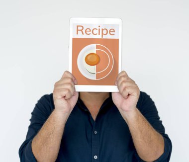 Dijital tablet tutan adam