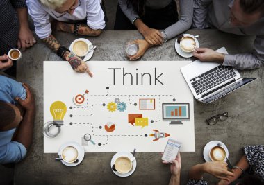 panoda çalışma iş adamları