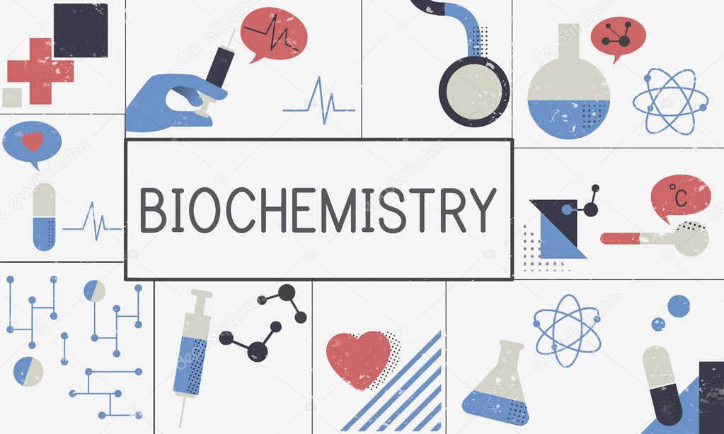 Design template page with Biochemistry concept