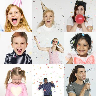 etnik insanlar eğleniyor