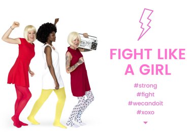 boombox ile mutlu çok kültürlü kadınlar