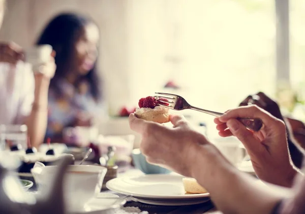 Meg összegyűjtése Tea Party — Stock Fotó