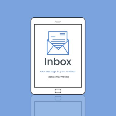 Web tasarım şablonu dijital tablet