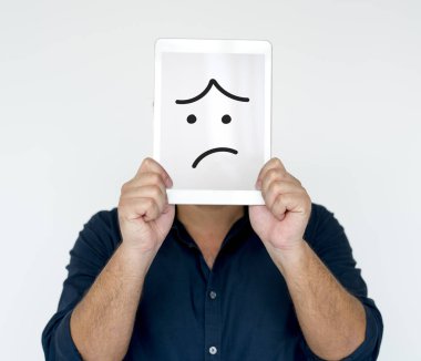 Dijital tablet tutan adam