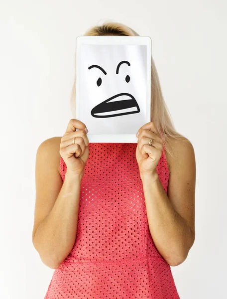 Mujer cubriendo la cara —  Fotos de Stock