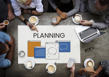 panoda çalışma iş adamları