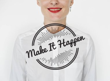 dudaklarında kırmızı lipstic kadınla