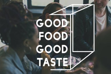 Lezzetli yemek yeme arkadaşlar