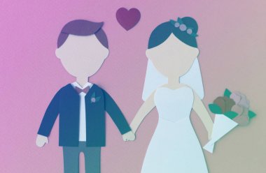 Damat ve gelin Mockup