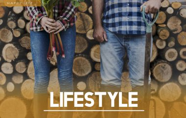 kot pantolon ve bot yakacak odun ile çiftçi