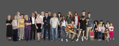 çeşitlilik çok ırklı insanlar