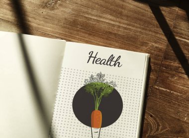 ahşap masa ve açıldı metin kitap