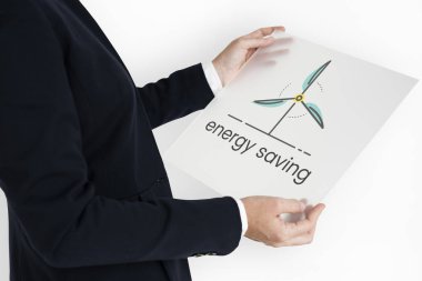 İnsan holding cam afiş