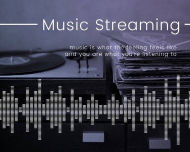 Vinil taşınabilir müzik çalar ve kayıtları