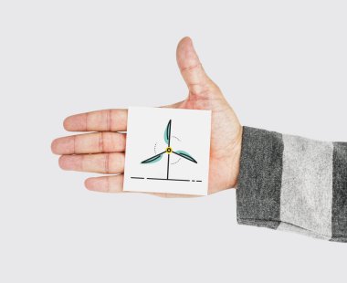 Erkek el kağıt Not tutarak