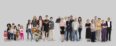 çeşitlilik çok ırklı insanlar