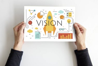 afişini holding eller 