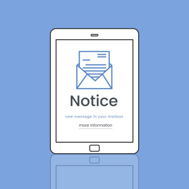 Web tasarım şablonu dijital tablet