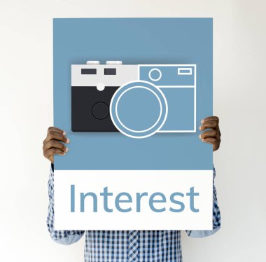 kişi holding tasarlamak