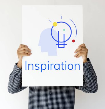 kişi holding tasarlamak