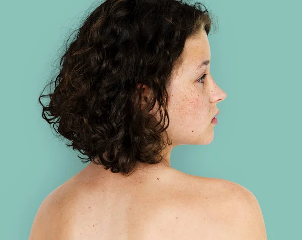 Mulher com ombros nus — Fotografia de Stock