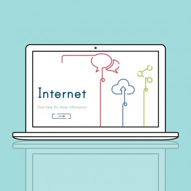 Web tasarım şablonu dizüstü