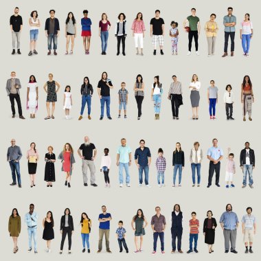 çeşitlilik çok ırklı insanlar