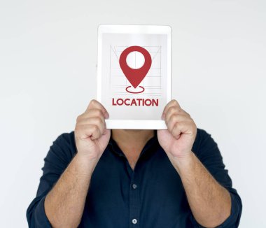 Dijital tablet tutan adam