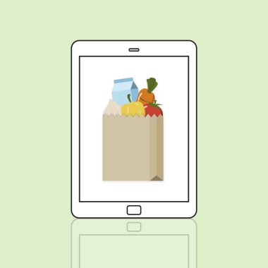 Web tasarım şablonu dijital tablet