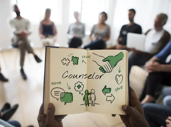 Gente en clase Meeting — Foto de Stock