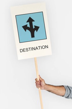 kişi holding tasarlamak. 