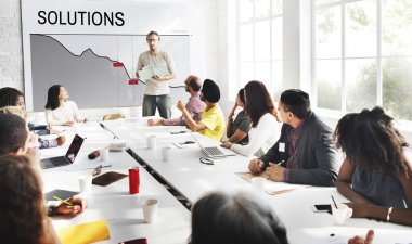 Toplantıdaki iş adamları