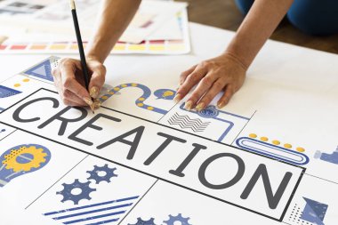 çizme ve afiş üzerinde yazma kişi