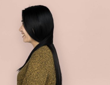 gülümseyen güzel Asyalı kadın 