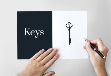 Kadın yazı tebrik kartı