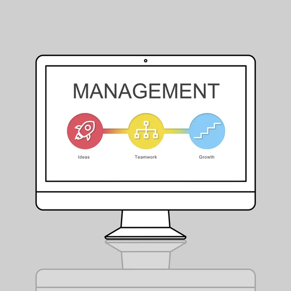 Monitor per computer grafico — Foto Stock