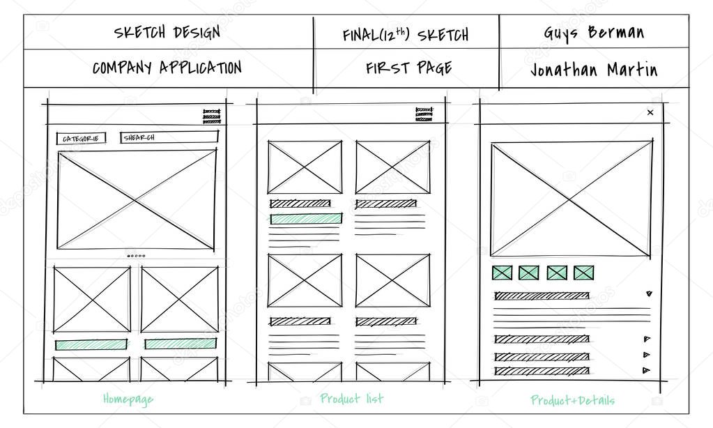 design template page