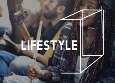 insanlar müziğin keyfini çıkarın  