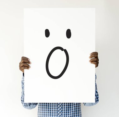 kişi holding tasarlamak