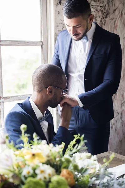 Gay couple in love — Stock Photo, Image