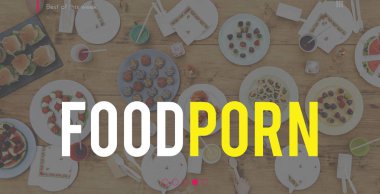 gıda ile ahşap masa