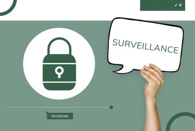 konuşma balonu tutan el