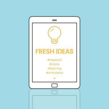 Web tasarım şablonu dijital tablet