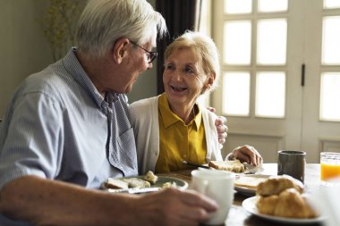 Üst düzey insanlar çay molası