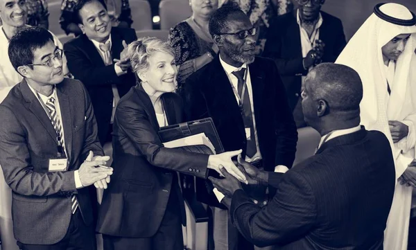 Diverse People at business conference — Stock Photo, Image