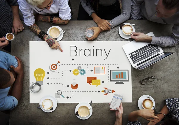 panoda çalışma iş adamları