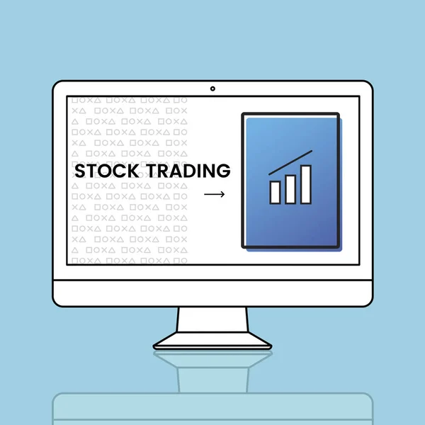 Graphic computer monitor — Stock Photo, Image