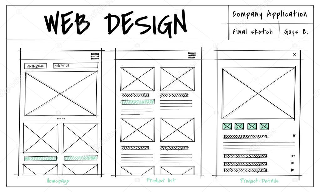 design template page